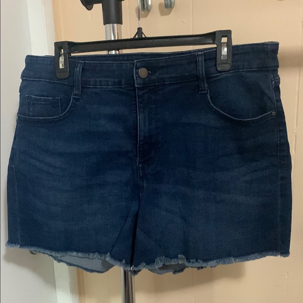 Nine West Blue Jean Shorts Relaxed Fit